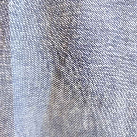 LOFT Blue Marisa Trousers Wide-Leg Linen Blend - Picture 2 of 11